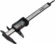 Suwmiarki i mikrometry - VOREL SUWMIARKA ELEKTRONICZNA 150mm / 0,01mm CARBON 15113 - miniaturka - grafika 1