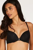 Biustonosze - Hunkemöller Biustonosz usztywniany z fiszbinami Plunge Czarny - miniaturka - grafika 1