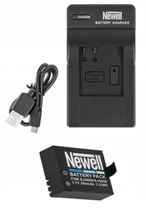 ZESTAW ŁADOWARKA DC-USB +AKUMULATOR NEWELL SJ4000/SJ5000 - Ładowarki i akumulatory - miniaturka - grafika 1
