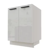 Meble kuchenne - Torino Szafka Dolna D11D/60 Biały Połysk - miniaturka - grafika 1