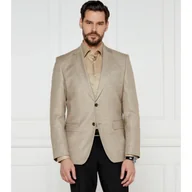 Marynarki męskie - BOSS BLACK Wełniana marynarka H-Hutson-251 Slim Fit z dodatkiem lnu - miniaturka - grafika 1