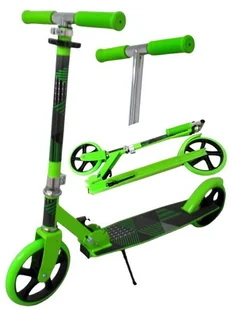 Duża Hulajnoga H4AA Zielona Składana R-Sport koła 200 mm do 100 kg - Hulajnogi - miniaturka - grafika 1