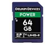 Karty pamięci - Delkin Devices 64GB SDXC Power 2000X UHS-II U3 V90 - miniaturka - grafika 1