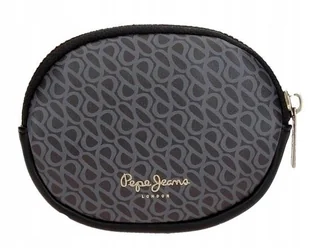 PEPE JEANS PORTFEL MEGAN CZARNY ZE WZOREM 000 AWH - Portfele - miniaturka - grafika 1
