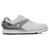 Golf - Footjoy Pro SL BOA white/grey męskie buty golfowe - miniaturka - grafika 1