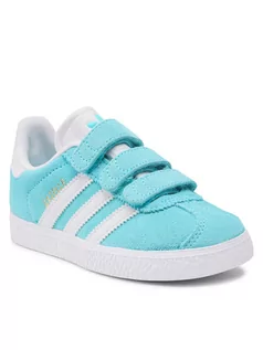 Buty dla dziewczynek - Adidas Buty Gazelle Cf C H03094 Niebieski - grafika 1