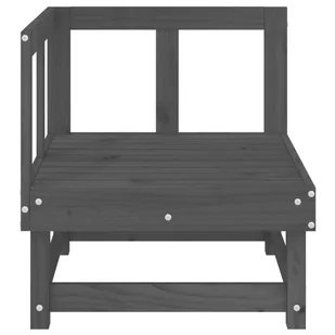 Ogrodowa sofa narożna, szara, lite drewno sosnowe Lumarko! - Sofy ogrodowe - miniaturka - grafika 4