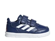 Buty dla dziewczynek - Buty dziecięce adidas CP9947 ALTASPORT CF I Niebieskie - miniaturka - grafika 1