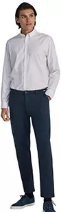 Springfield Męskie spodnie chino slim fit, klasyczne spodnie, ciemnoniebieskie, M, granatowy, M - Spodenki męskie - miniaturka - grafika 1