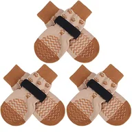 Skarpetki dla dzieci - EXPAWLORER Antypoślizgowe skarpety dla psów – dwustronne skarpety dla psów z uchwytami duże pokrycie, zatrzymaj lizanie rannych łap, miękkie ochraniacze łap, skarpety do podłóg z twardego drewna do - miniaturka - grafika 1