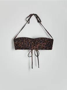 Reserved - Góra od bikini - brązowy - Stroje kąpielowe - miniaturka - grafika 1