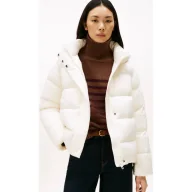 Kurtki damskie - Tommy Hilfiger Puchowa kurtka | Regular Fit - miniaturka - grafika 1