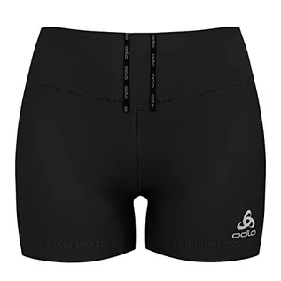 Spodnie damskie - ODLO Damskie spodnie Essential Sprinter Mesh Rajstopy Rajstopy Czarne, XL - grafika 1