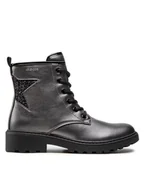 Buty dla dziewczynek - Geox Kozaki J Casey G. G J9420G 0NFEW C0062 S Srebrny - miniaturka - grafika 1
