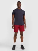 Spodenki męskie - 4F Spodenki treningowe szybkoschnące męskie - czerwone L - miniaturka - grafika 1