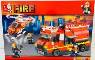 Sluban Klocki Straż Strażak Helikopter Wóz Auto B0222 G032646 B0222 Z1b* - Klocki - miniaturka - grafika 1