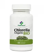 Suplementy diety - MEDFUTURE Chlorella Organic BIO - algi chlorelli - 300 tabletek - miniaturka - grafika 1