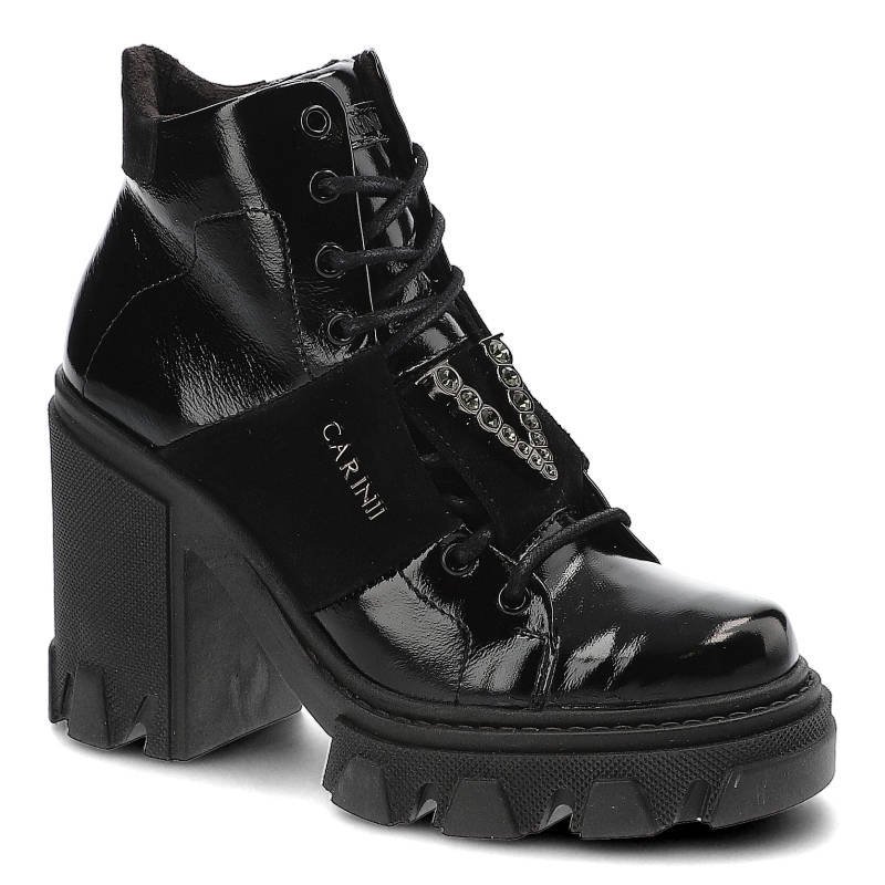 Carinii, Botki, B8503_-070-H20-000-F20 Czarny, rozmiar 38