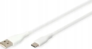 DIGITUS Kabel przyłączeniowy USB 2.0 typ C -A silikonowy M/M 2m w - Kable USB - miniaturka - grafika 1