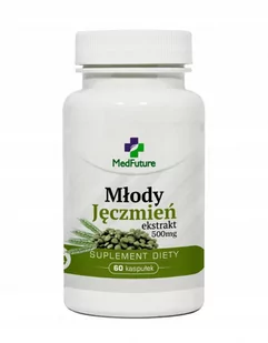 MEDFUTURE MedFuture Młody Jęczmień 500mg, 60kaps. - Włosy, skóra, paznokcie - miniaturka - grafika 1