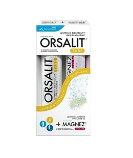 Biomed Orsalit tabs x 24 tabl musujące + Magnez z witaminą B6 x 10 tabl musujących - Przeziębienie i grypa - miniaturka - grafika 1
