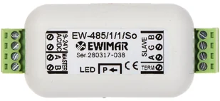 JEDNOKIERUNKOWY SEPARATOR OPTYCZNY EW-485/1/1/SO EWIMAR - Akcesoria do monitoringu - miniaturka - grafika 1