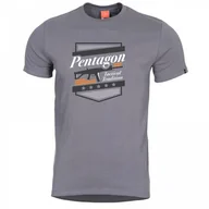 Odzież taktyczna i umundurowanie - T-shirt Pentagon Ageron A.C.R., Wolf Grey (K09012-ACR-08WG) - miniaturka - grafika 1