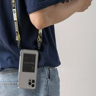 Ringke Fusion Design pancerne etui pokrowiec z żelową ramką iPhone 12 Pro Max różowo-zielony (GNAP0028) - Etui i futerały do telefonów - miniaturka - grafika 7