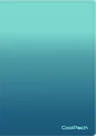 Teczki i skoroszyty - CoolPack, Teczka Clear Book Gradient Blue Lagoon, 20 szt. - miniaturka - grafika 1