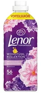 Środki do prania - LENOR płyn do płukania 1,4l Kwiatowy sen z dotykiem piżma, perfumowany 56 prań - miniaturka - grafika 1