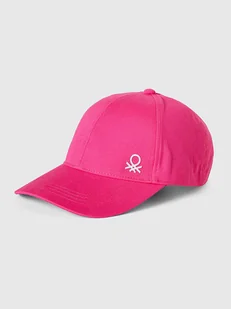Benetton Czapka w kolorze różowym - Czapki damskie - miniaturka - grafika 1