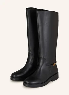 Tommy Hilfiger Kozaki schwarz - Kozaki damskie - miniaturka - grafika 1