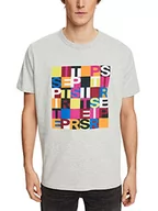 Koszulki męskie - ESPRIT Koszulka męska 013EE2K324, 044/LIGHT Grey 5, XXL, 044/jasnoszary 5, XXL - miniaturka - grafika 1