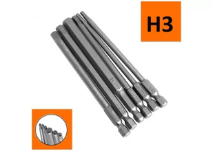 Bity długie magnetyczny HEX H3 x 200mm - Bity - miniaturka - grafika 1