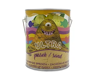 Ultra Piasek 900g żółty + 4 foremki Morskie życie - EPEE - Zabawki kreatywne - miniaturka - grafika 1