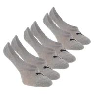 Skarpetki męskie - PUMA FOOTIE 3P UNISEX MIDDLE GREY MELANGE - miniaturka - grafika 1