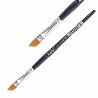 Pędzle - Pędzel syntetyczny złoty skośny serii    1008 nr 10 - miniaturka - grafika 1