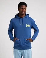 Bluzy męskie - Męska bluza nierozpinana Lee WOBBLY HOODIE L - miniaturka - grafika 1