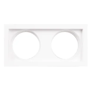 Sufitowa lampa podtynkowa Spilio H190.05 Maxlight podwójna biała - Lampy ogrodowe - miniaturka - grafika 1