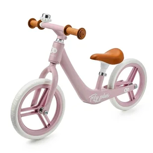 Dziecięcy rowerek biegowy Kinderkraft Fly Powder Pink - Rowerki biegowe - miniaturka - grafika 1