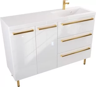 Szafka Umywalkowa Stojąca ATHOS 120 cm D SZ P UZ - Szafki łazienkowe - miniaturka - grafika 1