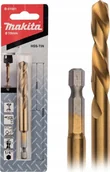 Wiertła - Makita Wiertło WIERTŁO DO METALU HSS-TIN 1/4" HEX 10,0x102mm - miniaturka - grafika 1