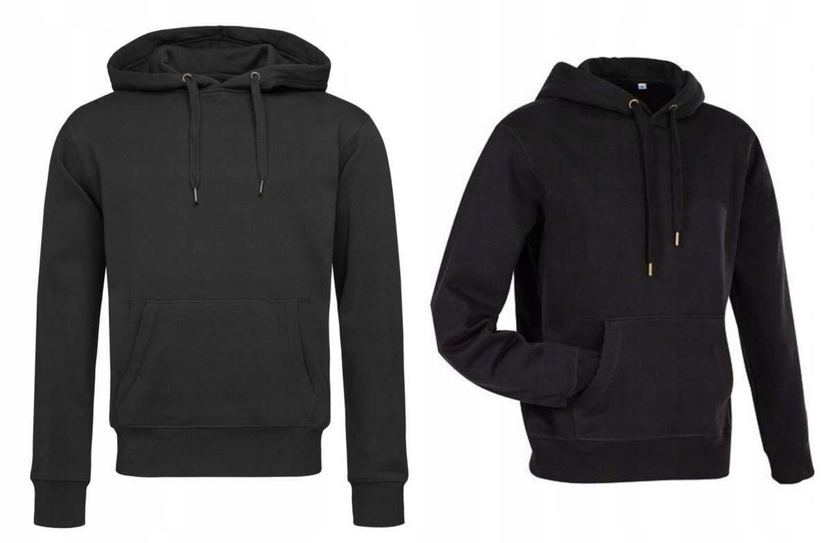 Bluza Dresowa Ciepła Kangurka JAKOŚĆ STEDMAN 5600 CZARNA XXL