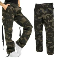 Odzież taktyczna i umundurowanie - Spodnie Bojówki Damskie BRANDIT M65 - Dark Camo - miniaturka - grafika 1