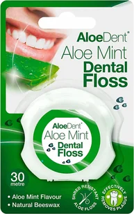 AloeDent Aloesowa nić dentystyczna - Aloe Dent - 30 metrów 02734 - Nici dentystyczne - miniaturka - grafika 1