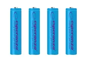 Baterie i akcesoria - Esperanza Akumulatorki ni-mh aaa 1000 mah 4 szt. niebieskie AP_193864 - miniaturka - grafika 1