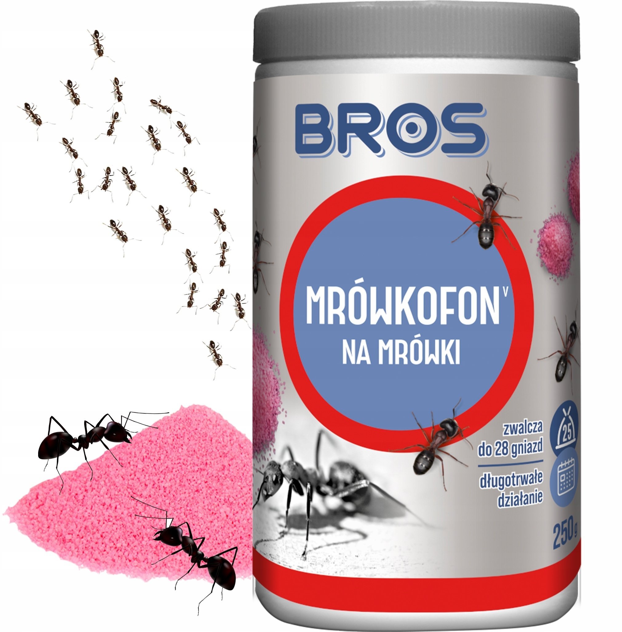 Bros - Mrówkofon - środek na mrówki 250g