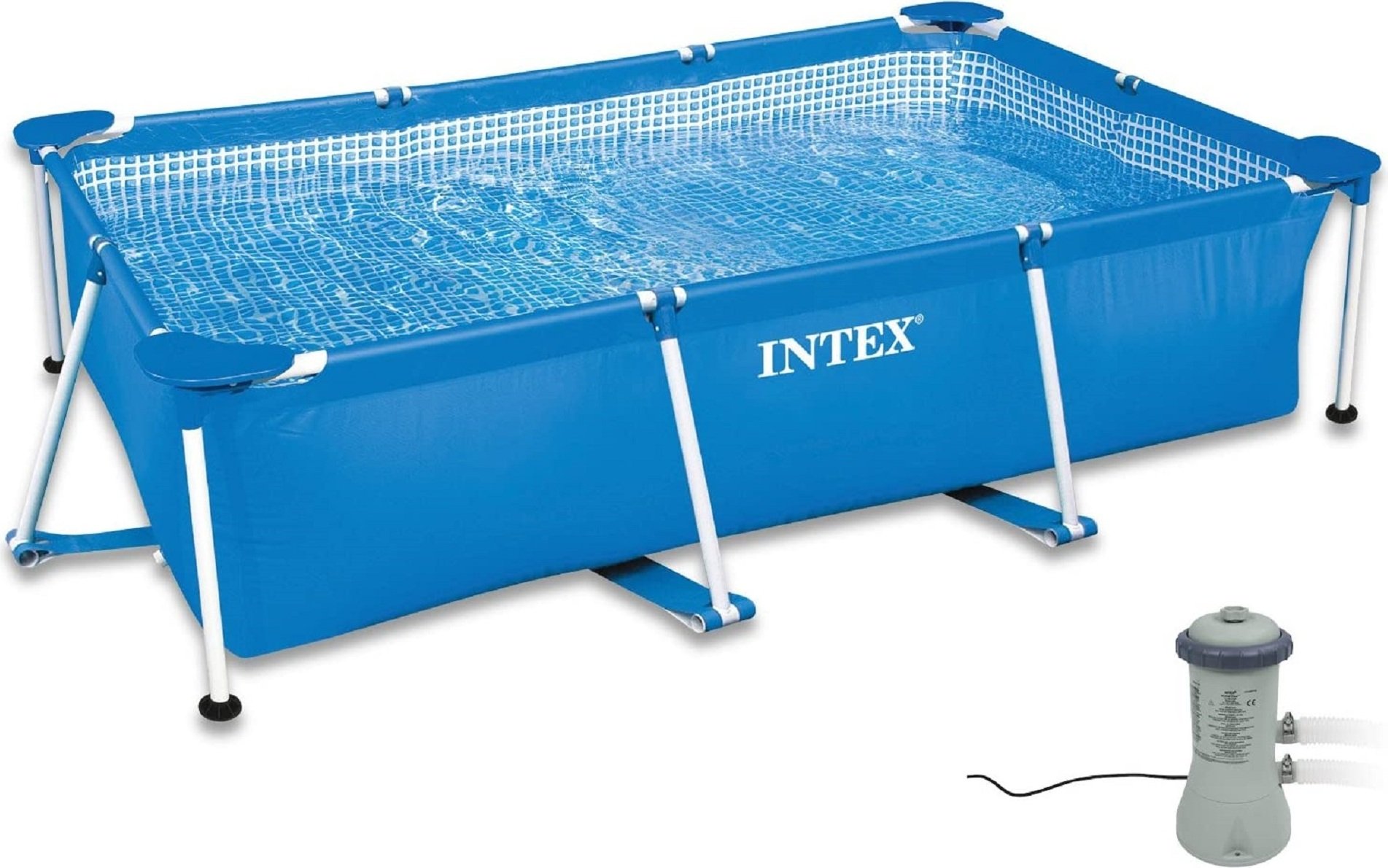 Zestaw basenów stelażowych Intex 300x200x75 cm Rodzinny system filtrów 2827204