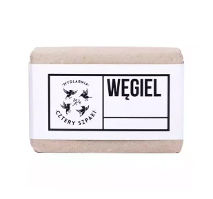 Cztery Szpaki CZTERY SZPAKI Mydło Węglowe 110g 5906660352112 [11868101] - Mydła - miniaturka - grafika 1