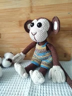 Maskotki i pluszaki - Małpka Nikodem, małpa - miniaturka - grafika 1